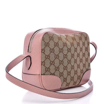 Gucci Monogram Mini Bree Messenger Bag Beige Soft Pink 3 of 10