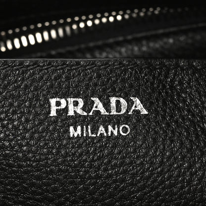Prada Vitello Daino Hobo Black 6 of 9