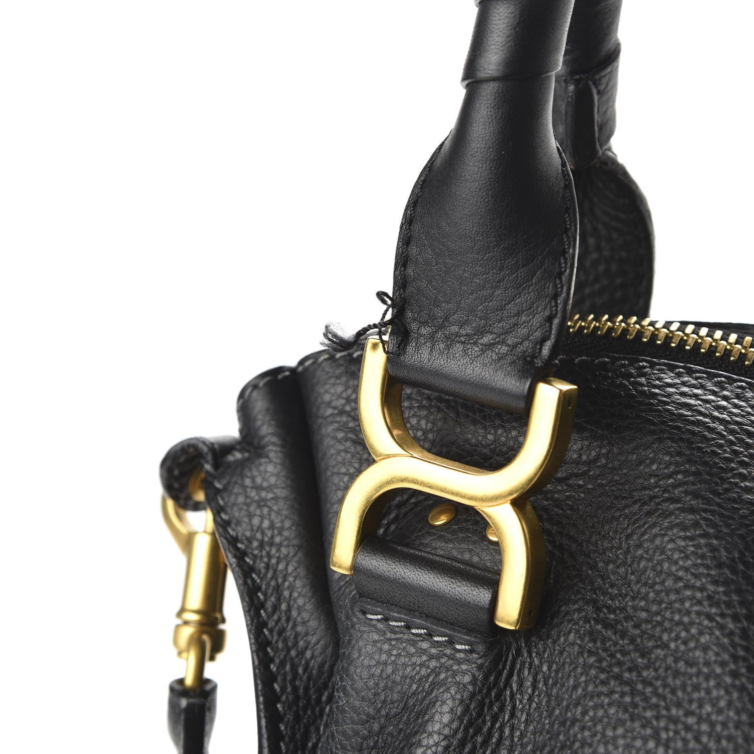 Chloe Calfskin Medium Marcie Satchel Black 9 of 11