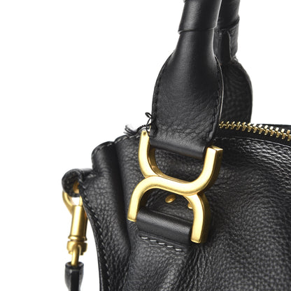 Chloe Calfskin Medium Marcie Satchel Black 9 of 11