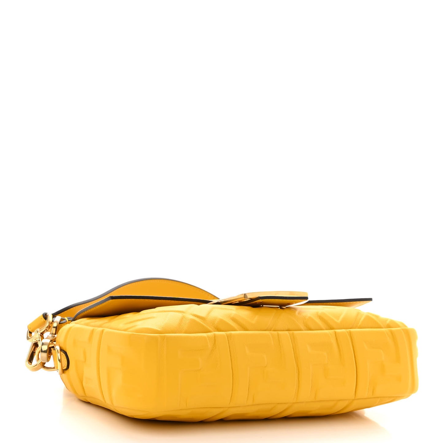 Nappa FF 1974 Embossed Baguette Mimosa
