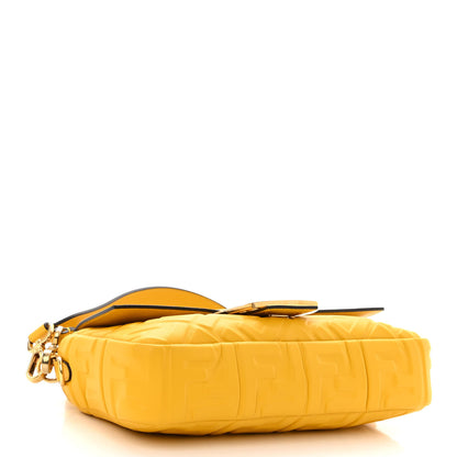 Fendi Nappa FF 1974 Embossed Baguette Mimosa 4 of 10