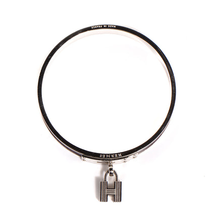 Hermes Tadelakt Kelly H Cadena Bracelet Raisin 3 of 7