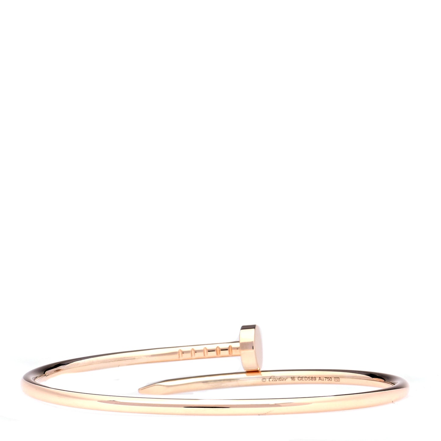 18K Pink Gold Small Juste Un Clou Bracelet 16