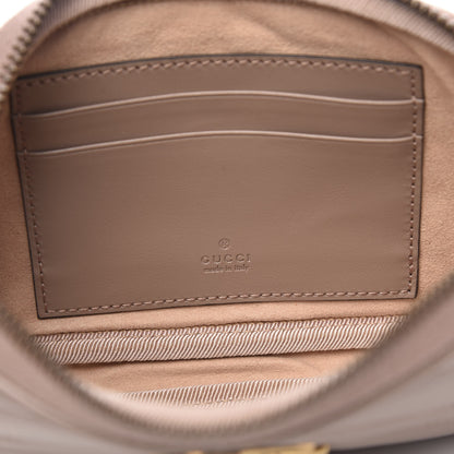 Gucci Calfskin Matelasse Mini GG Marmont Chain Crossbody Bag Porcelain Rose 6 of 10