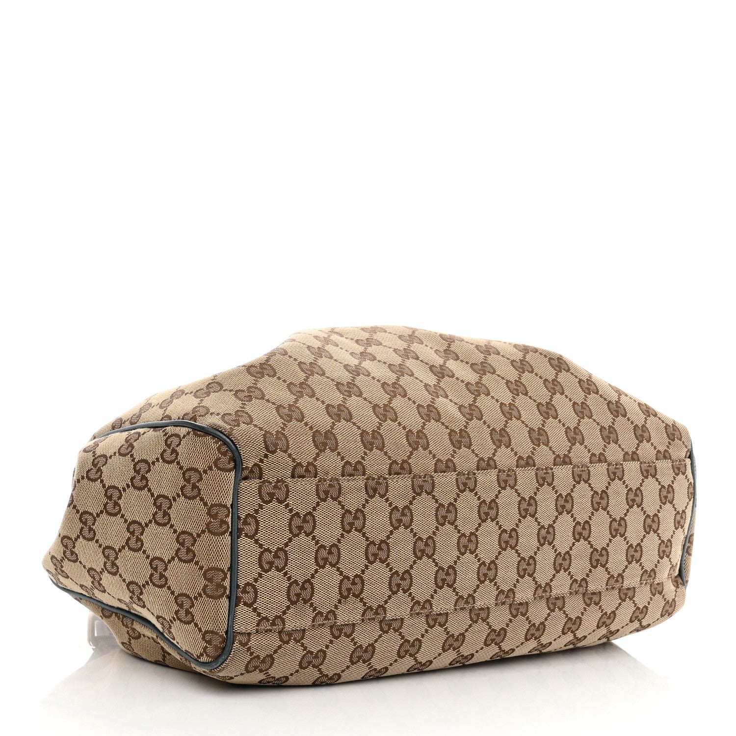 Gucci Monogram Medium Sukey Tote Metallic Blue 3 of 8