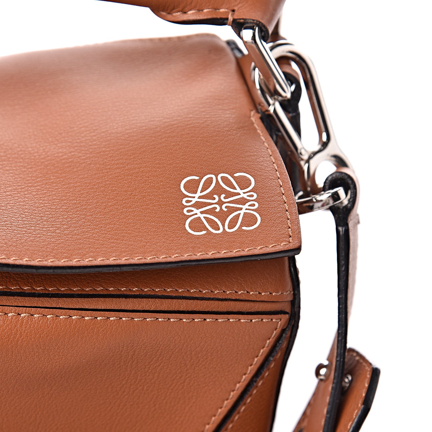 Loewe Calfskin Small Puzzle Bag Tan 12 of 12