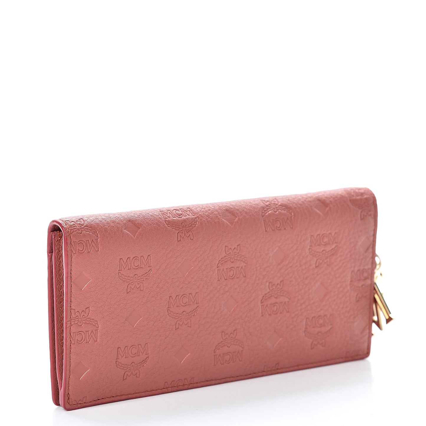 Calfskin Ottomar Large Klara Two Fold Wallet Cocoa