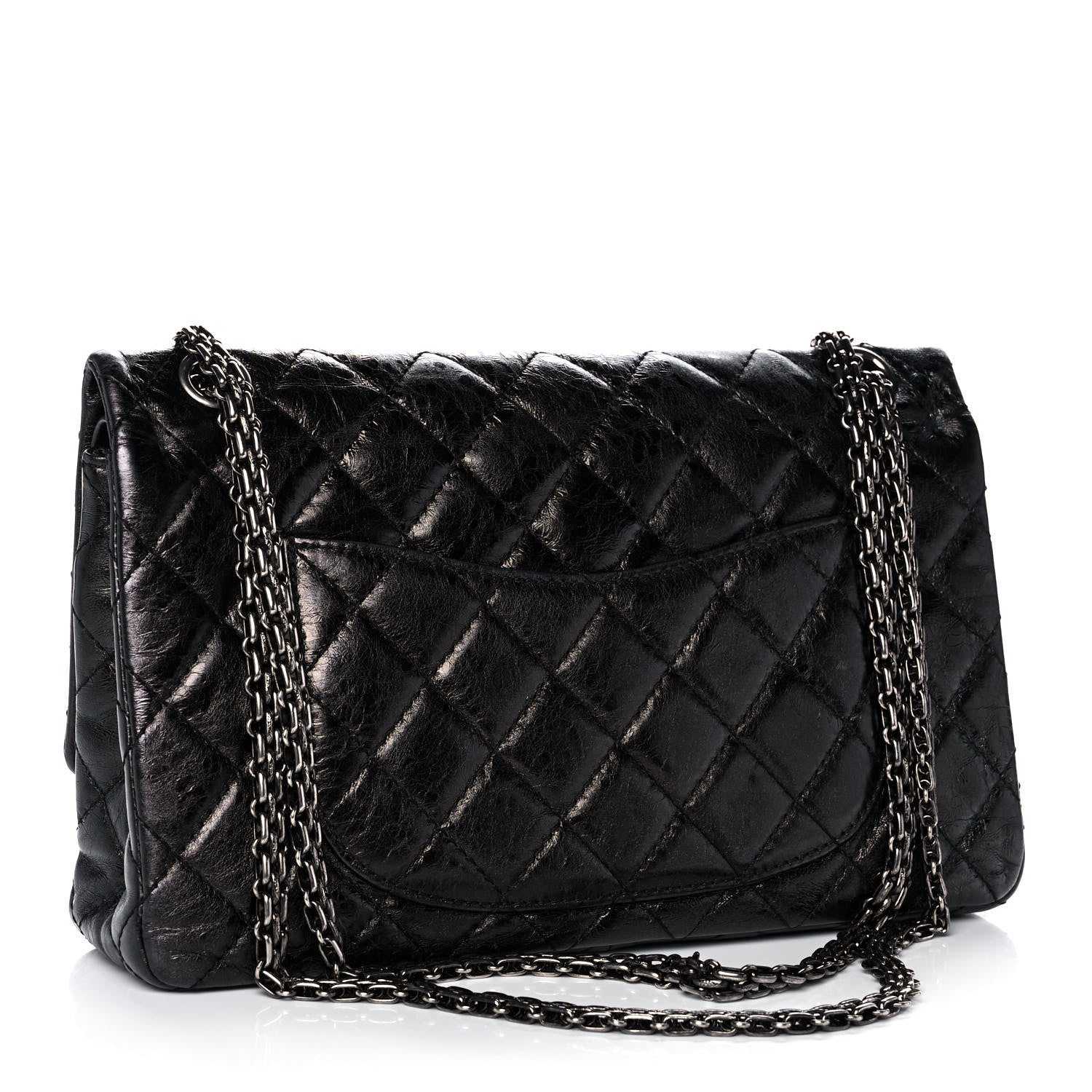 Chanel Aged Calfskin Quilted 2.55 Reissue 226 Flap Black 3 of 12