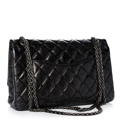 Chanel Aged Calfskin Quilted 2.55 Reissue 226 Flap Black 3 of 12