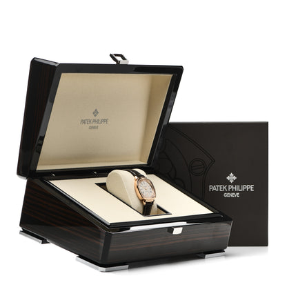 Patek Philippe 18K Rose Gold Alligator Diamond 30mm Gondolo Manual Winding Watch 7041R-001 5 of 5