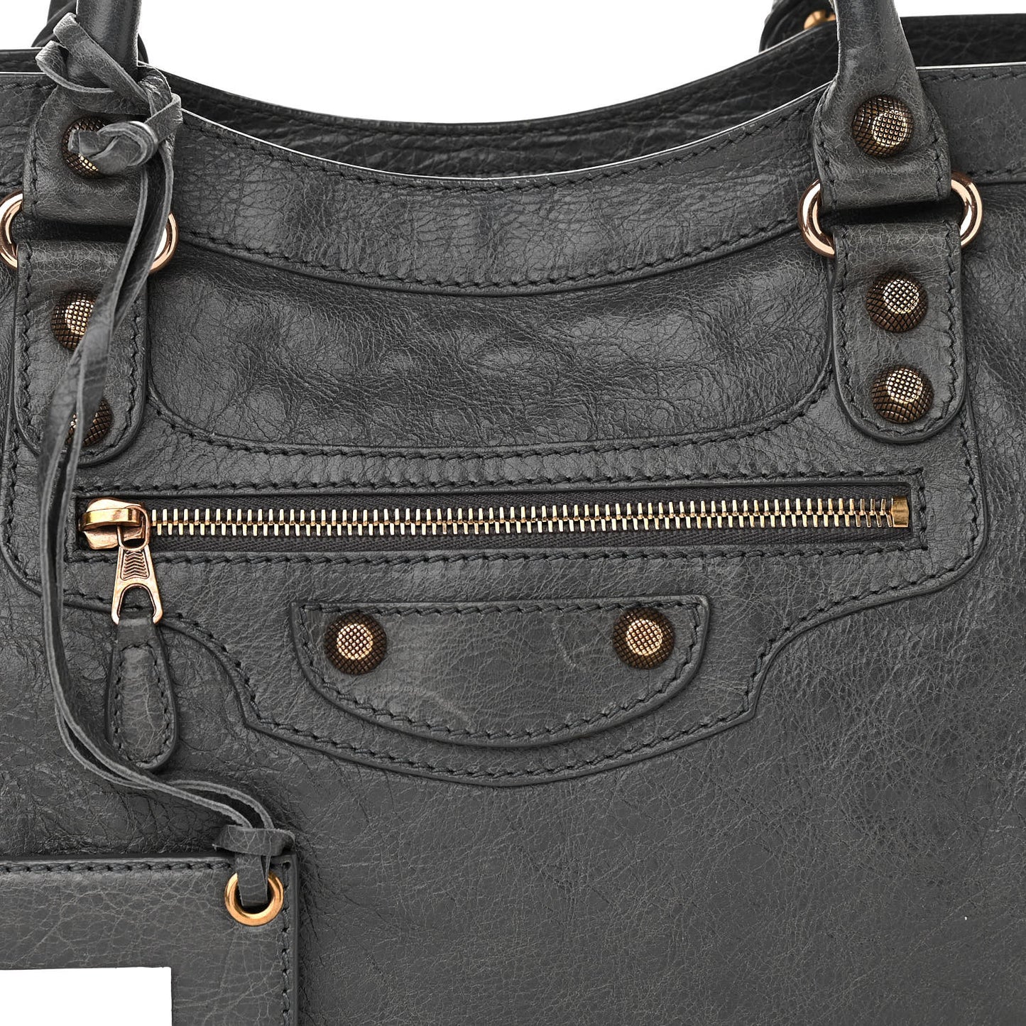 Agneau Giant 12 Rose Gold Hardware City Gris Tarmac