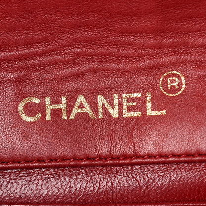Chanel Lambskin Quilted Mini Flap Red 9 of 18