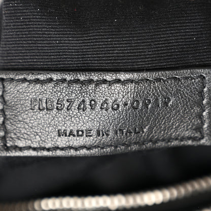 Saint Laurent Calfskin Y Quilted Monogram Medium Loulou Chain Satchel Granite 7 of 10