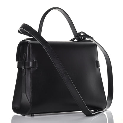 Delvaux Calfskin MM Tempete Satchel Black 4 of 8