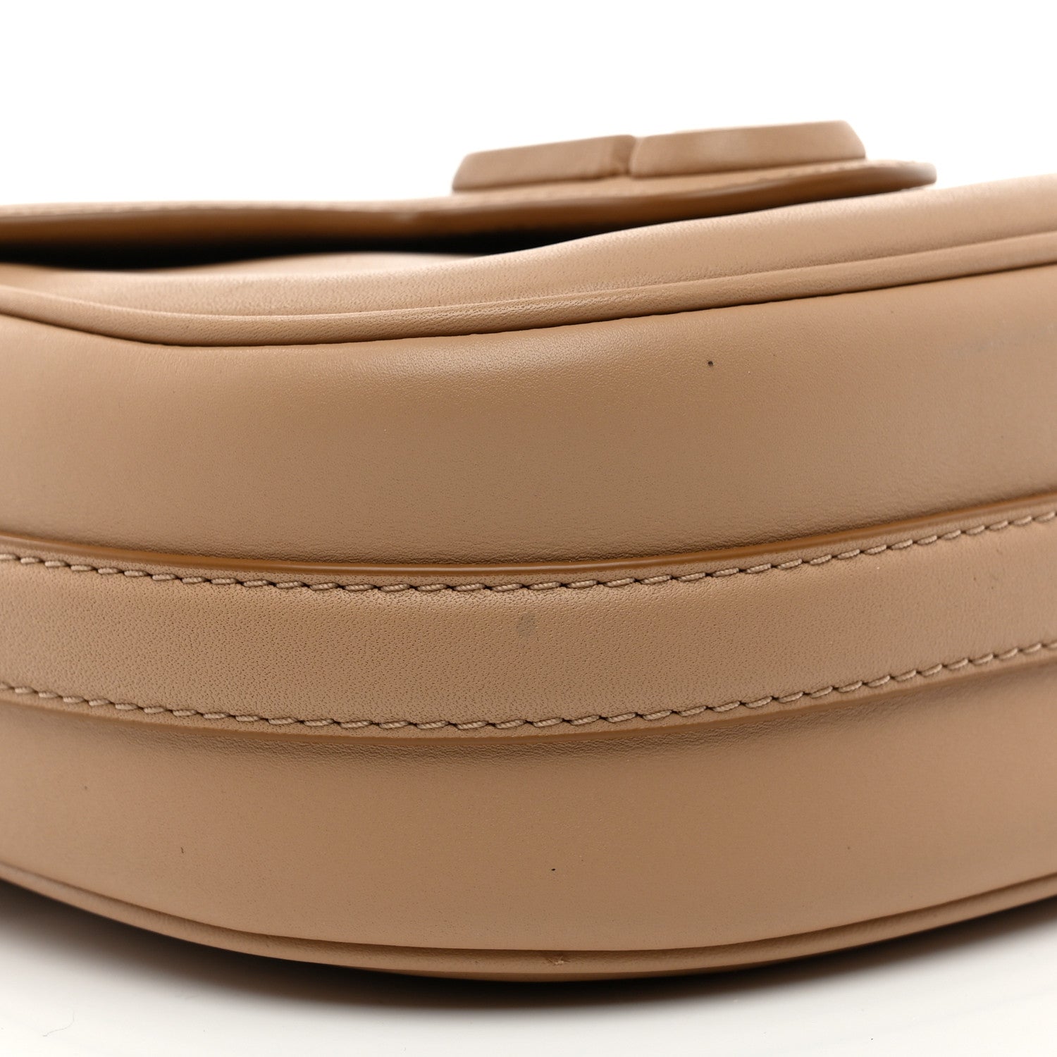 Marc Jacobs Calfskin Small The Covered J Marc Saddle Bag Tan 9 of 11