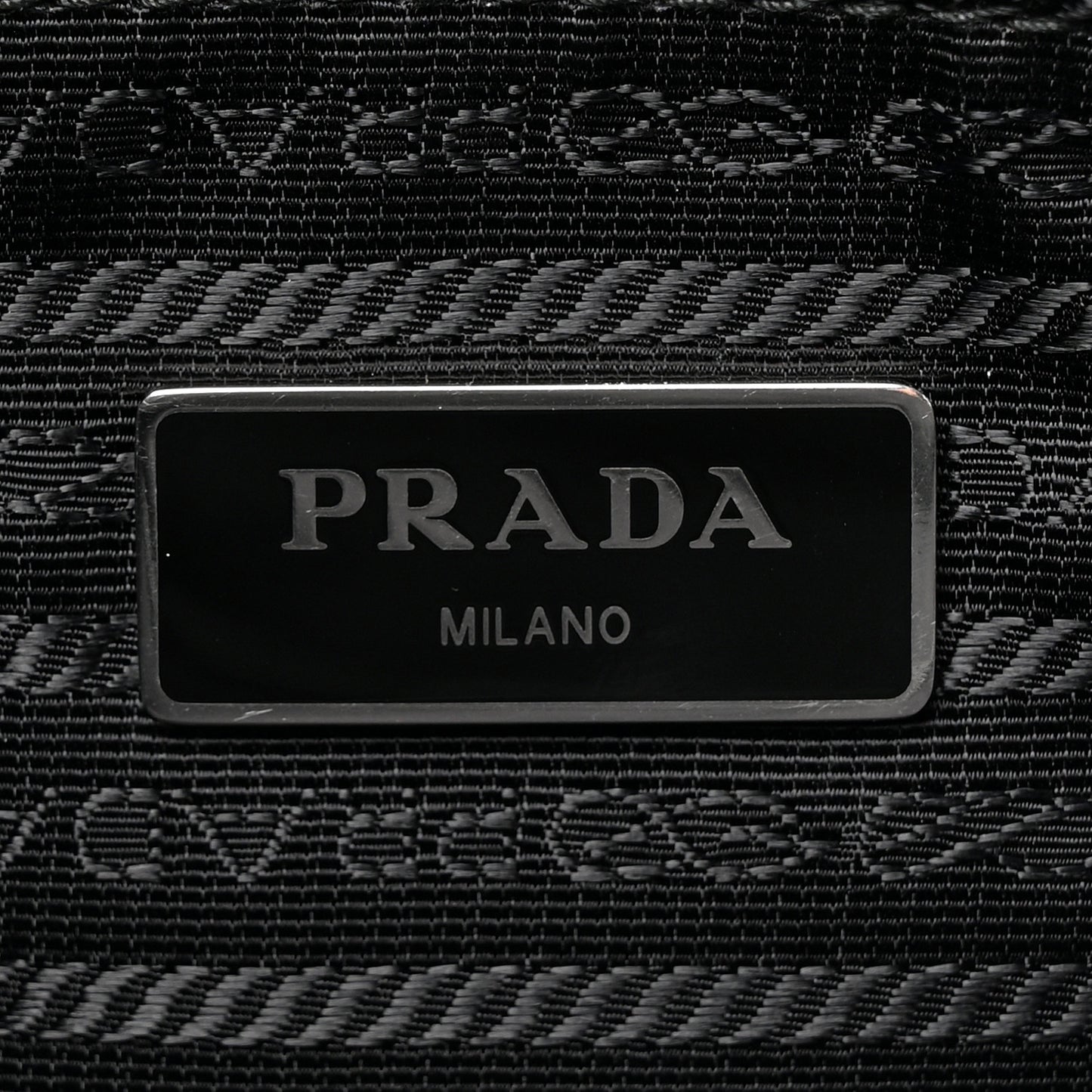 Tessuto Nylon Saffiano Vela Tote Black