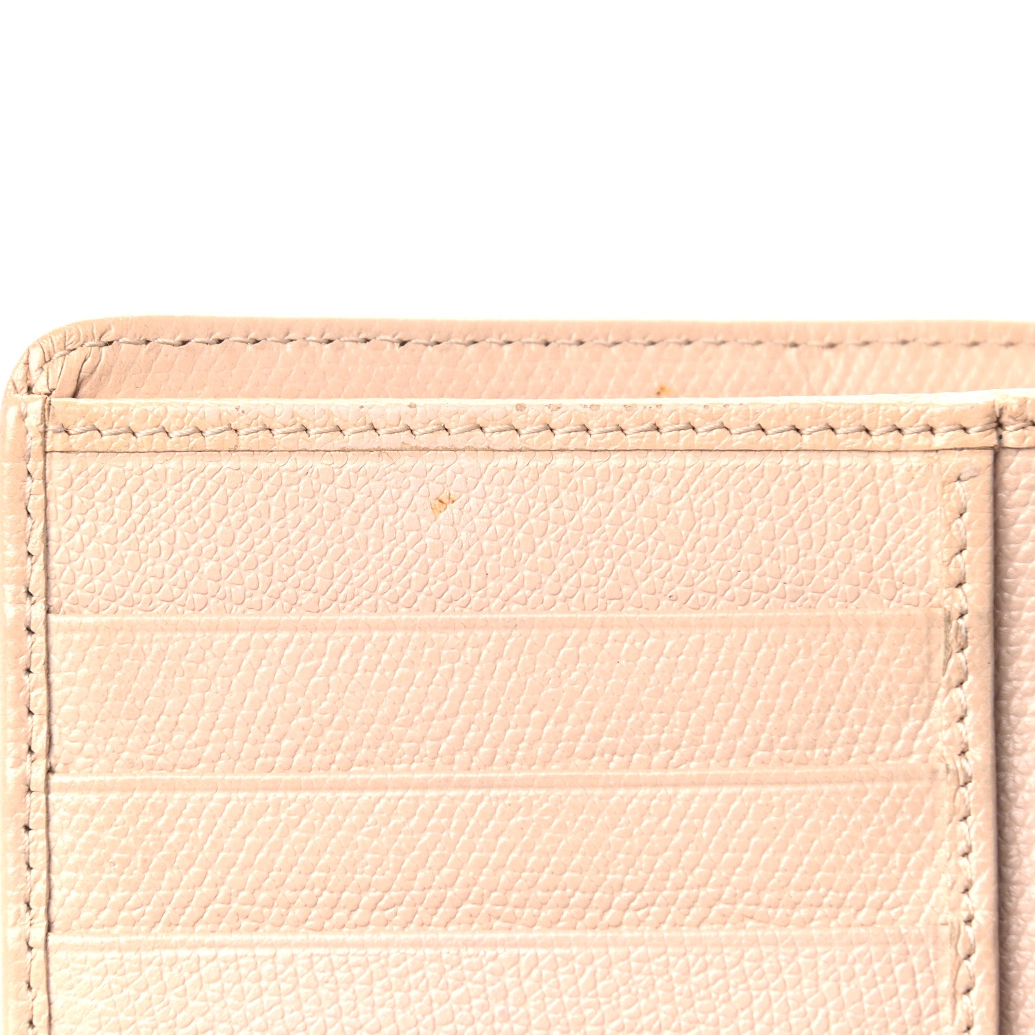 Chanel Grained Calfskin CC Button Yen Wallet Beige 18 of 27