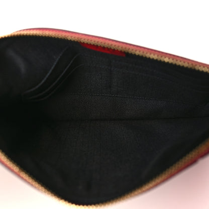 Loewe Calfskin Puzzle Flat Pouch Red 5 of 7