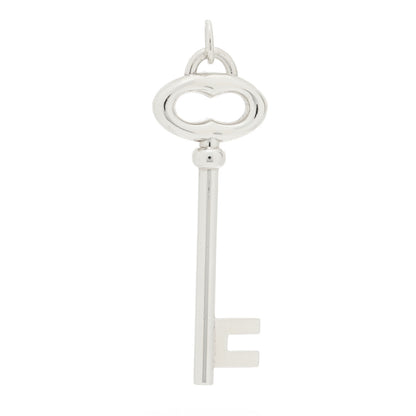 Tiffany Sterling Silver Vintage Oval Key Pendant 1 of 4