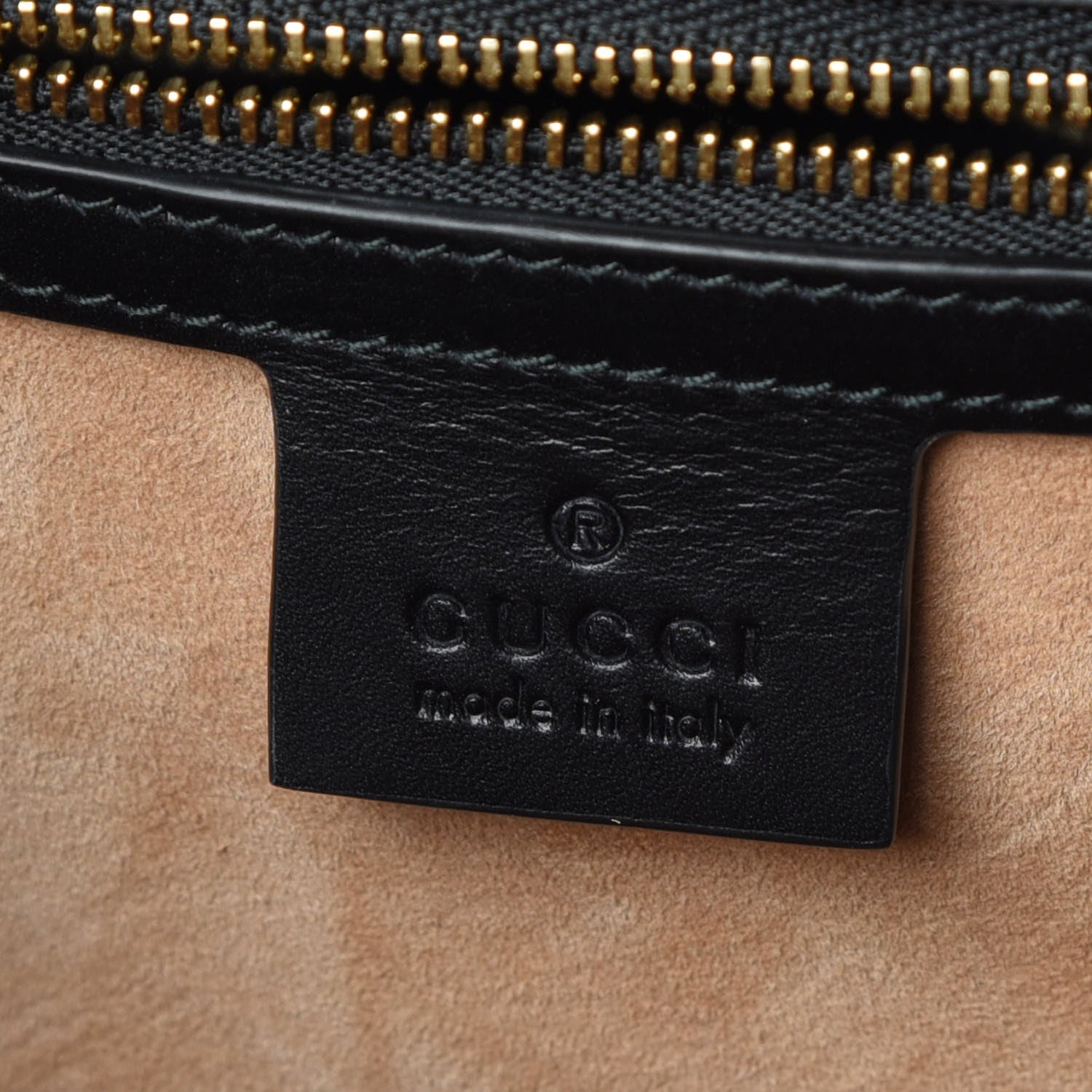 Gucci Calfskin Medium Sylvie Top Handle Bag Black 8 of 9