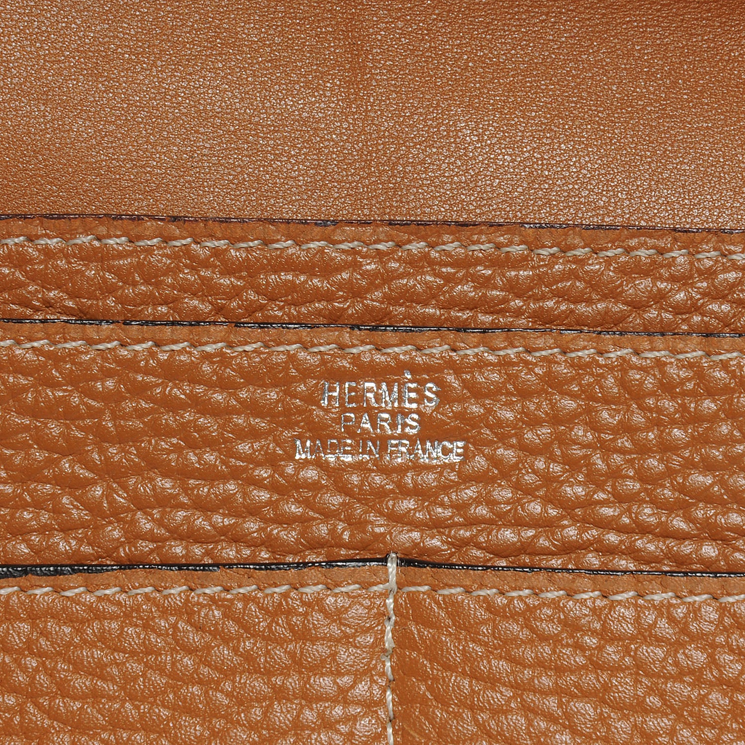 Hermes Togo Dogon Combined Wallet Gold 7 of 9