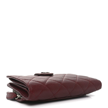 Chanel Caviar Quilted CC French Wallet Red 4 of 9