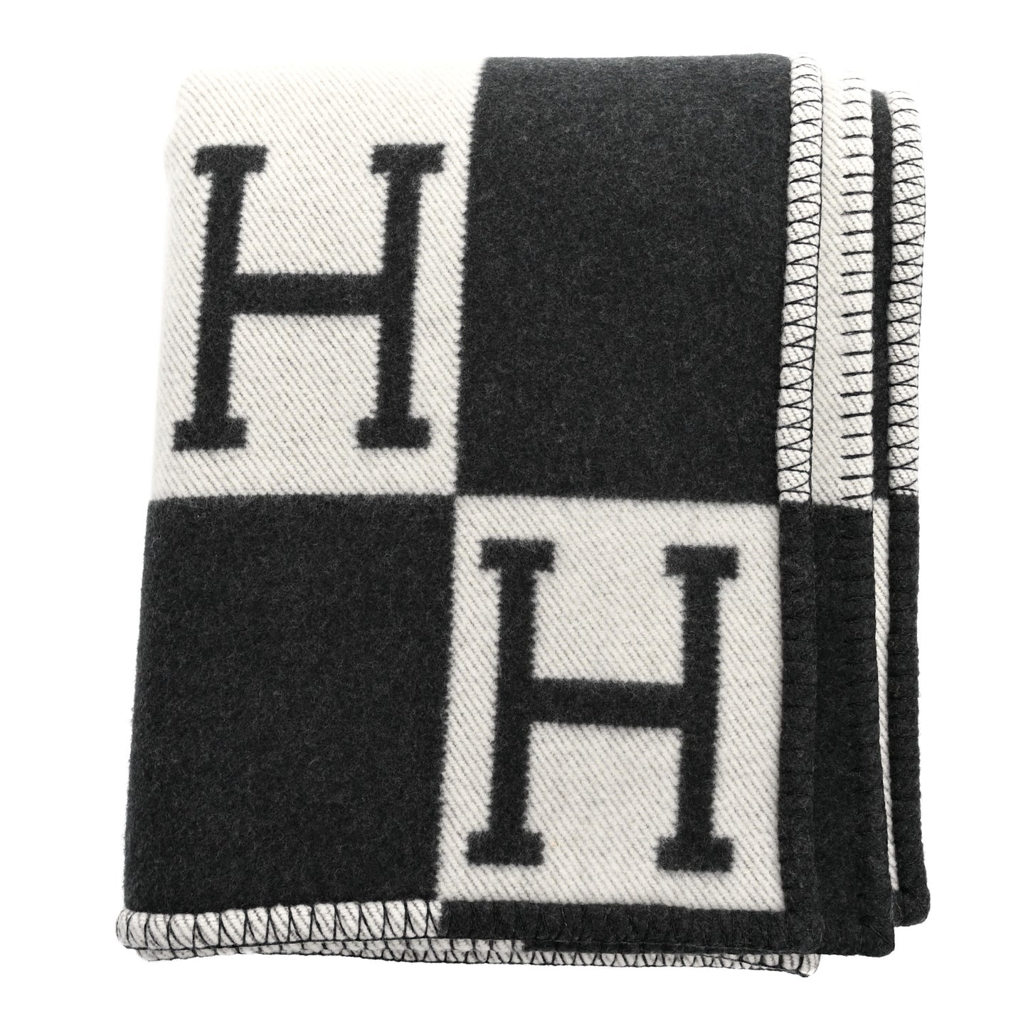 Wool Cashmere Signature Avalon Blanket Black