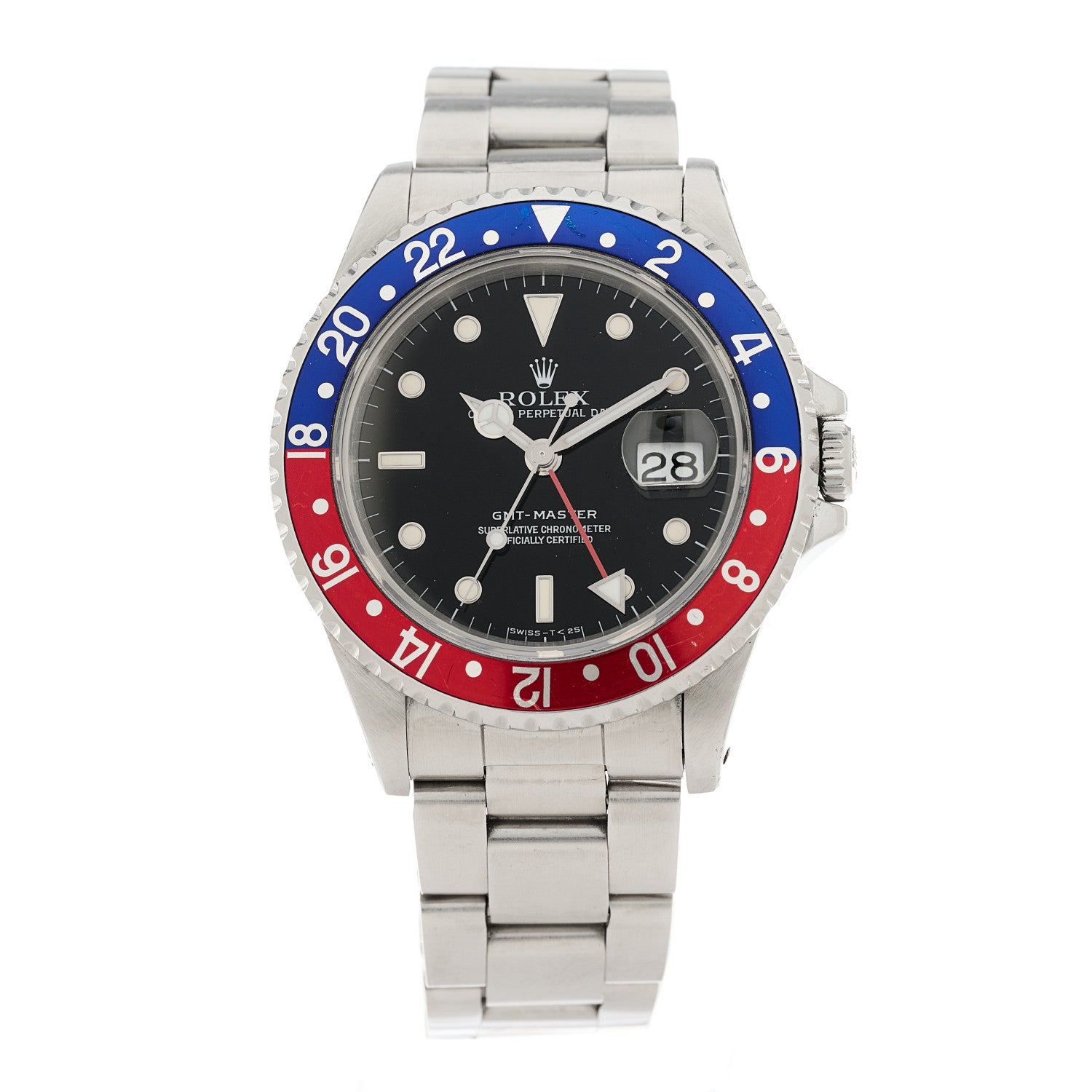Rolex Stainless Steel 40mm Oyster Perpetual Date GMT Master Ⅱ Pepsi Watch 16700 1 of 4