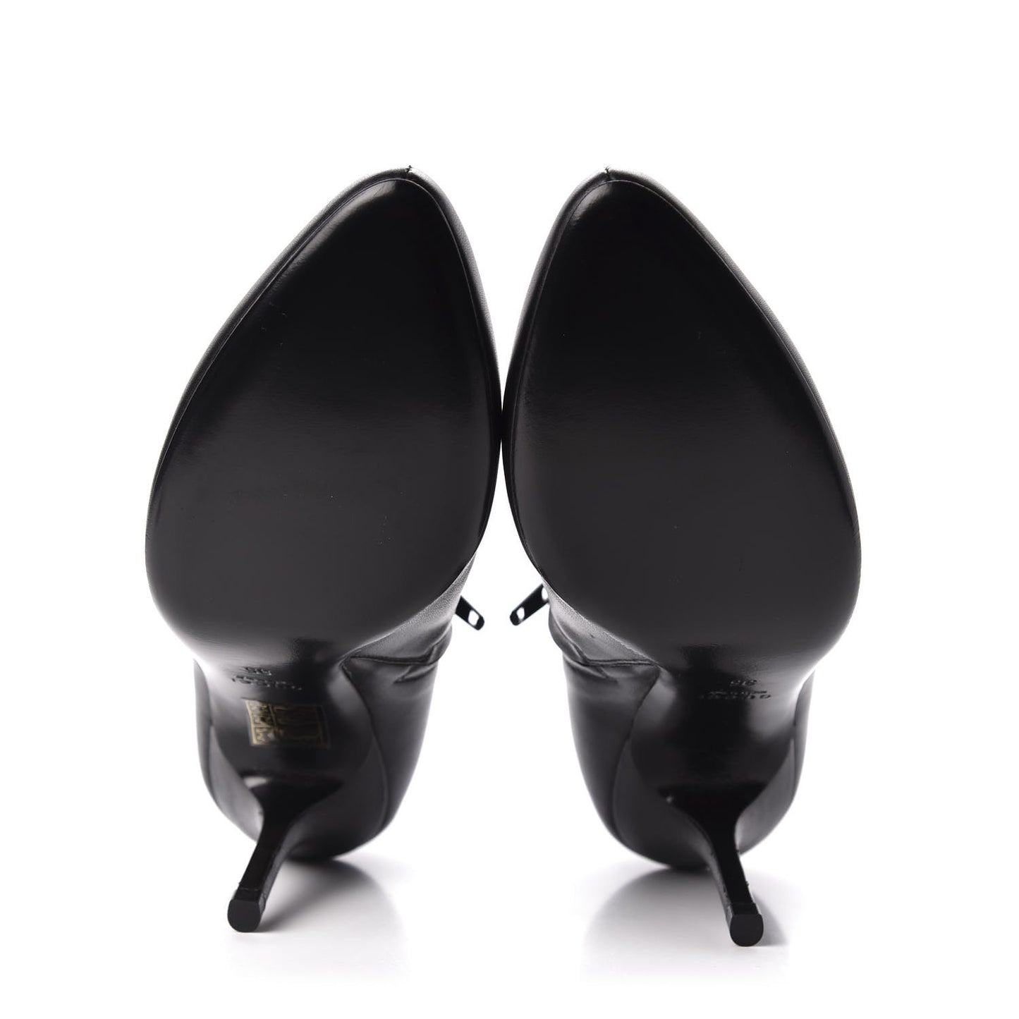 Calfskin Hysteria Ankle Boots 35 Black