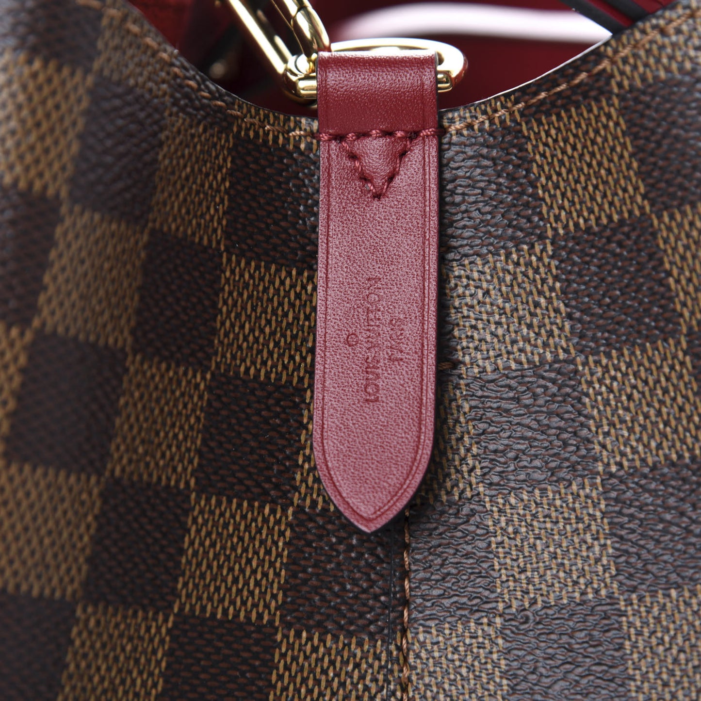 Damier Ebene Neonoe MM Cherry Berry