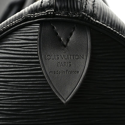 Louis Vuitton Epi Keepall 50 Black 6 of 12