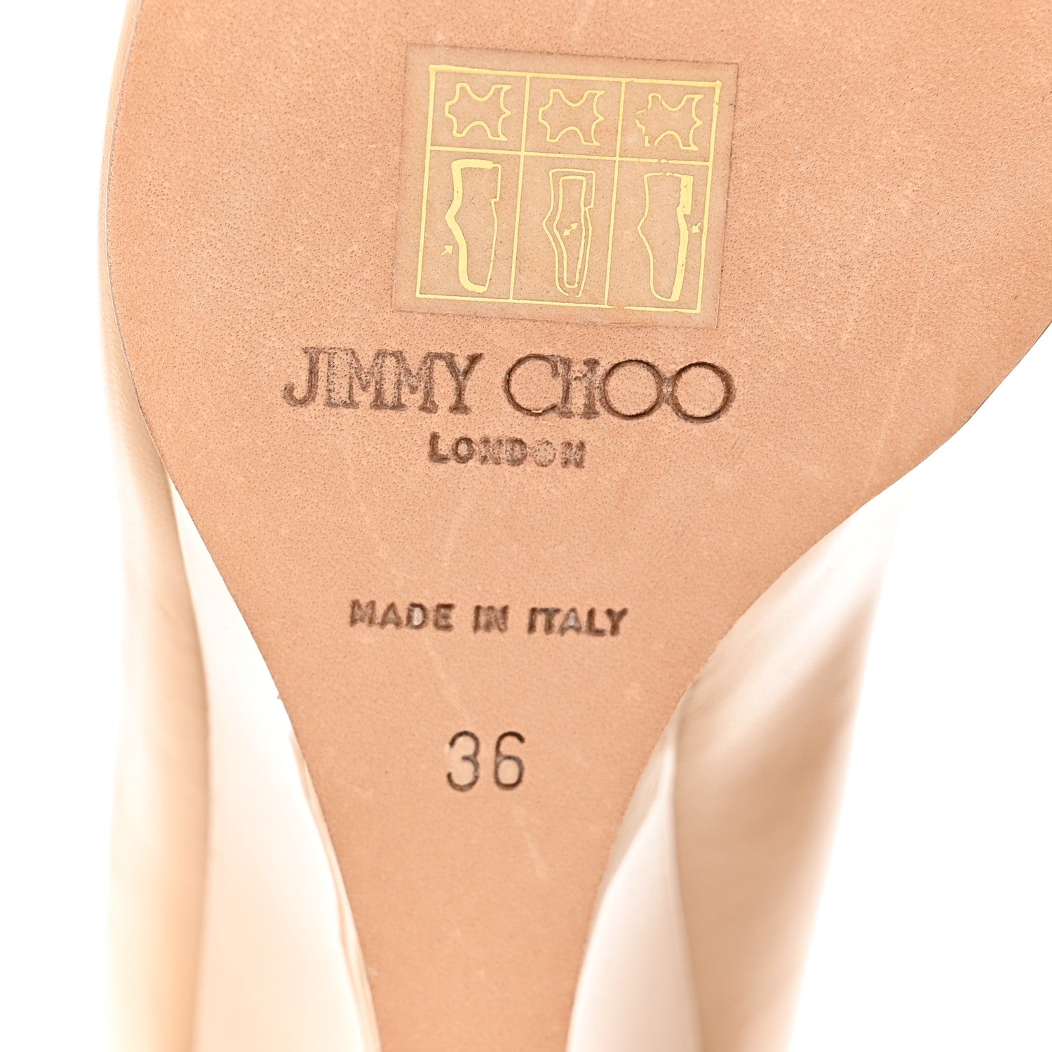 Jimmy Choo Kid Peep Toe Wedge Pumps 36 Nude 6 of 7