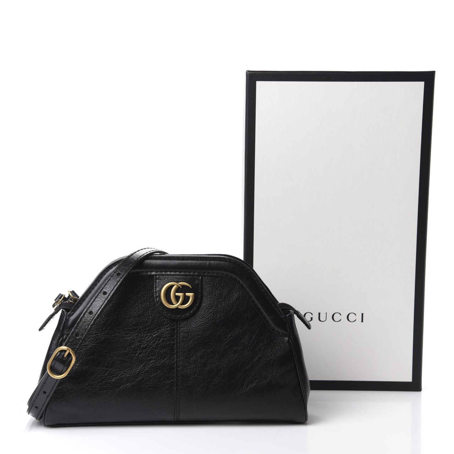 Calfskin Small Re(Belle) Crossbody Bag Black