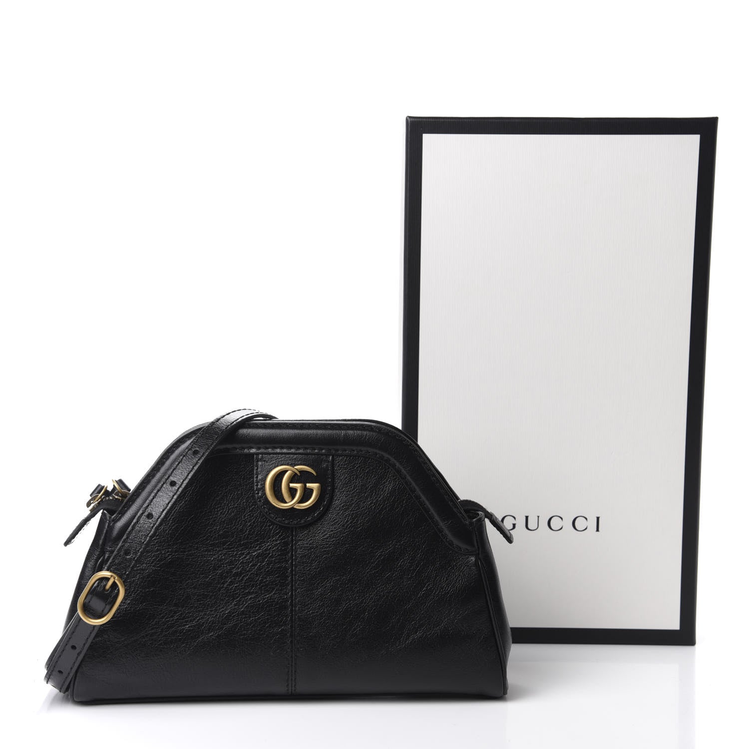 Gucci Calfskin Small Re(Belle) Crossbody Bag Black 11 of 11