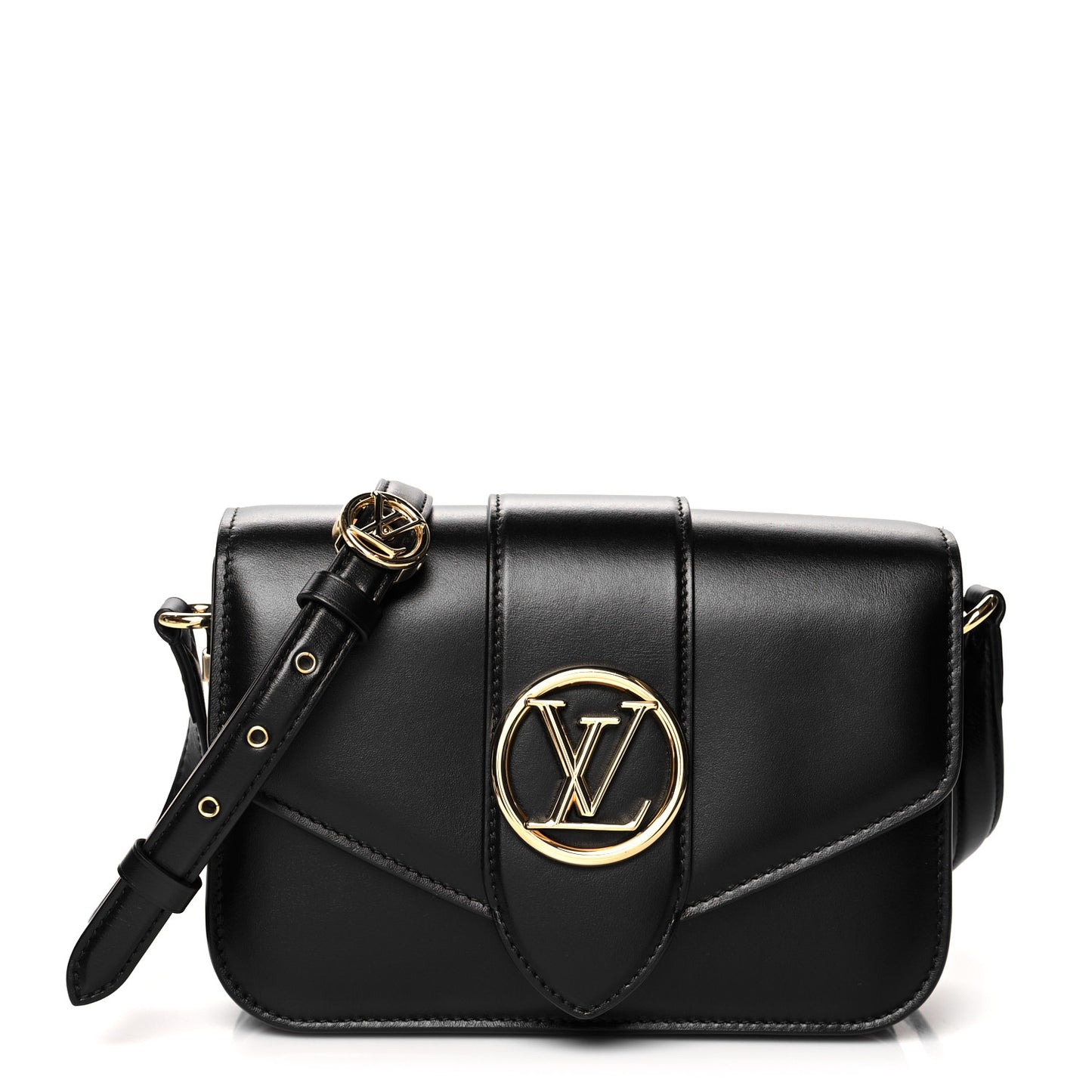 Smooth Calfskin LV Pont 9 Black