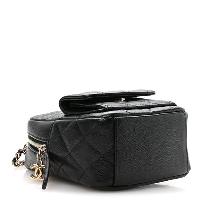 Chanel Caviar Quilted CC Mini Classic Backpack Black 4 of 10
