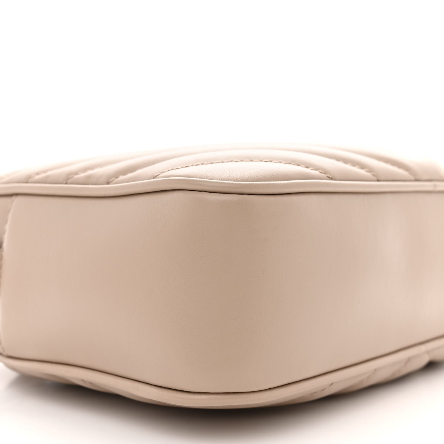 Saint Laurent Calfskin Matelasse Monogram Lou Camera Bag Dark Latte 8 of 10