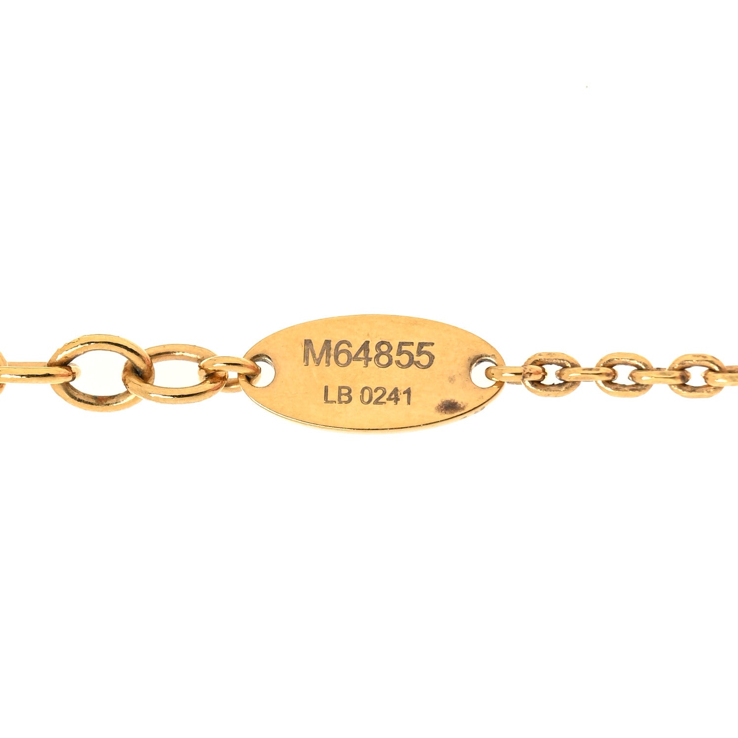 Louis Vuitton Metal Blooming Supple Necklace Gold 6 of 7