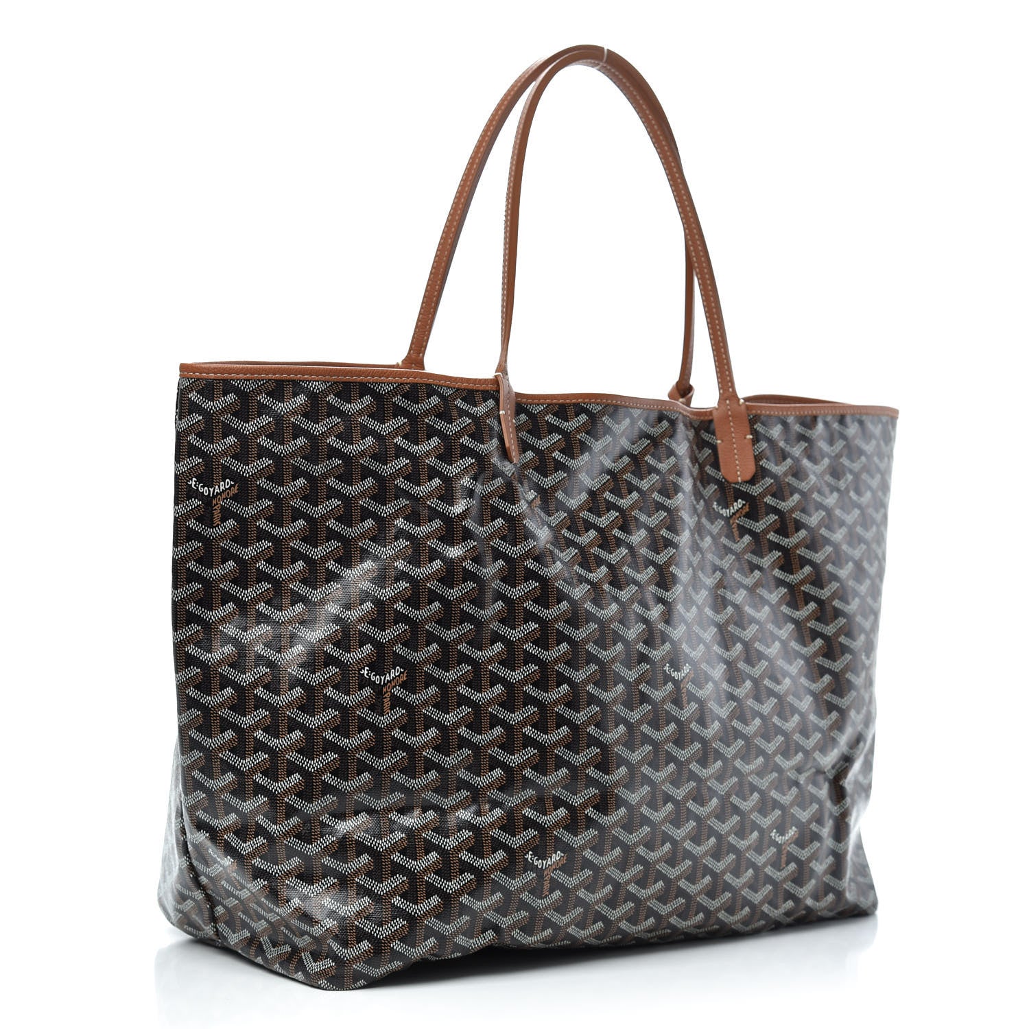 Goyard Goyardine Saint Louis GM Black Gold 3 of 7