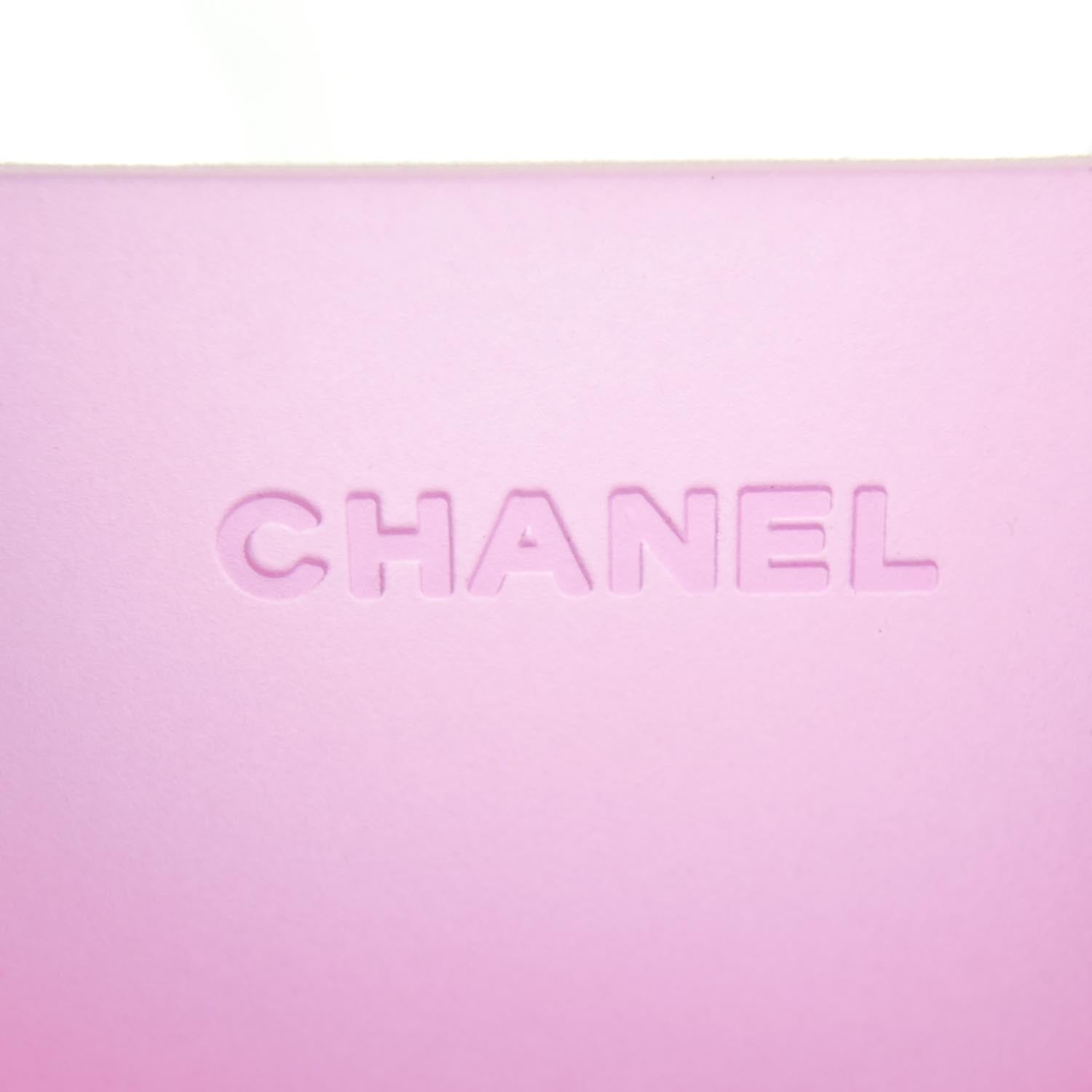 Chanel Jelly Rubber Small Tote Pink 7 of 8