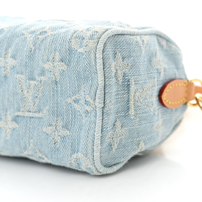 Louis Vuitton Monogram Denim Nano Speedy Sky Blue 9 of 9