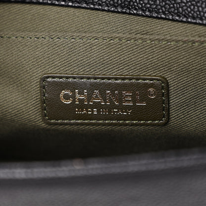 Chanel Caviar Quilted Medium Boy Flap Black 6 of 11