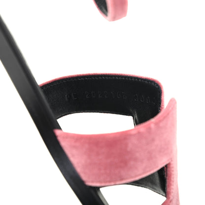 Hermes Velvet Santorini Sandals 38 Bois De Rose 8 of 8