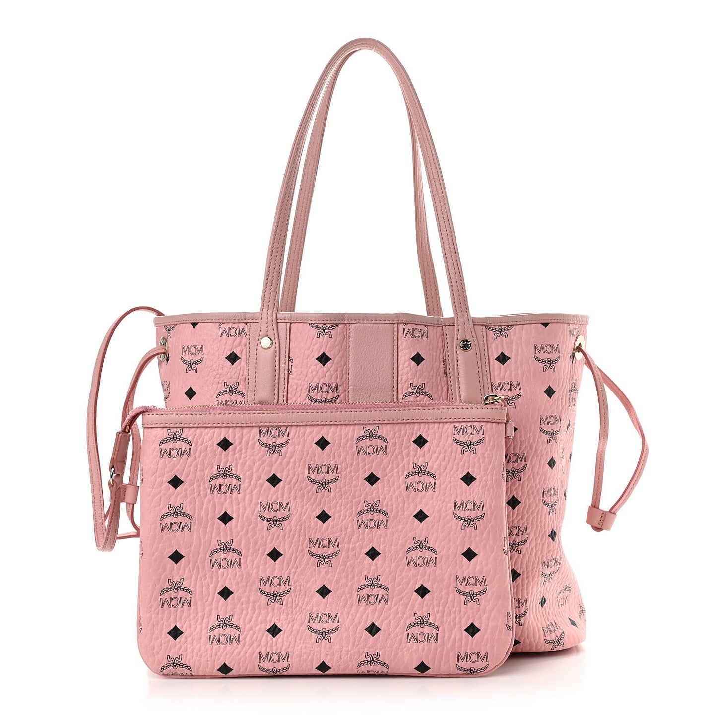 Visetos Medium Liz Reversible Shopper Tote Soft Pink