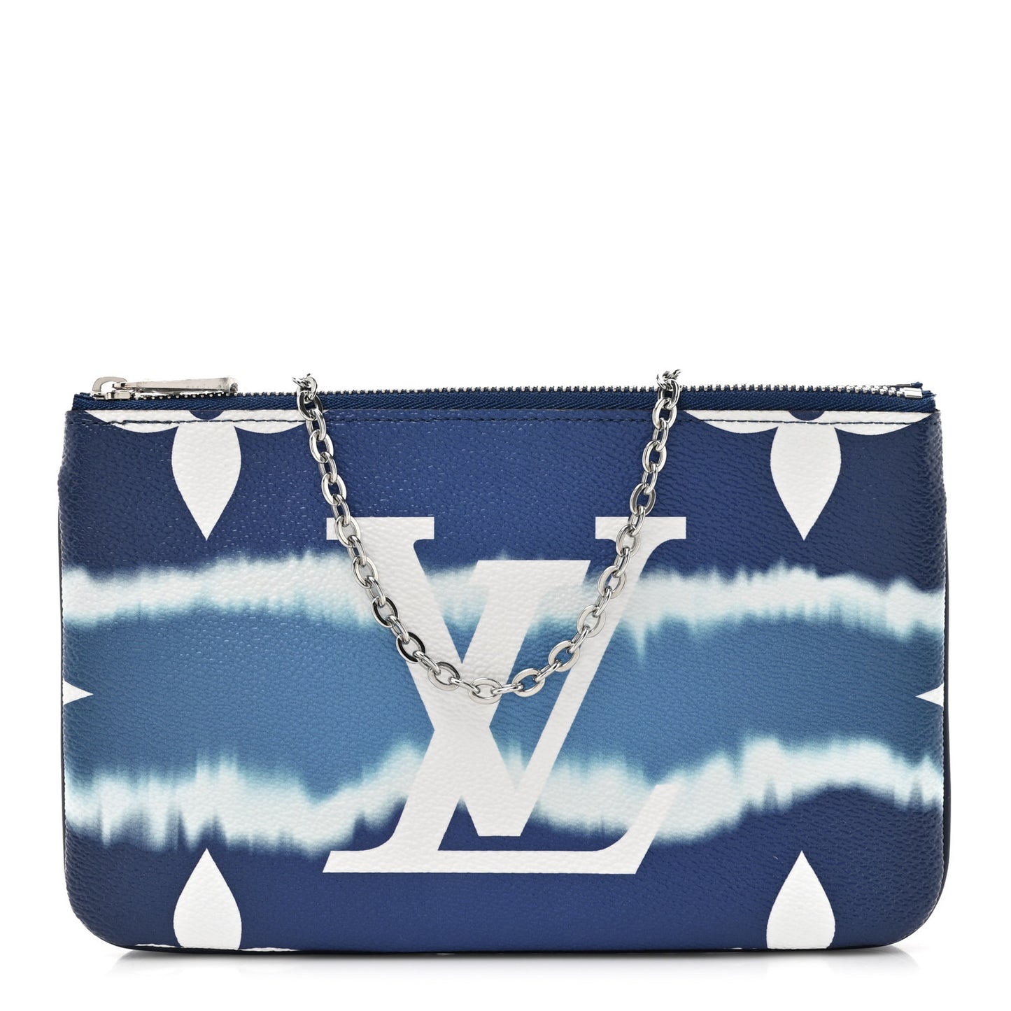 Monogram Giant Escale Double Zip Pochette Blue