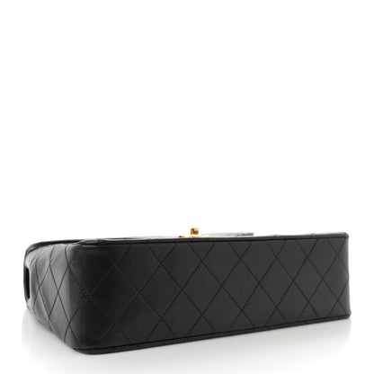 Chanel Lambskin Diamond Stitch Envelope Single Flap Black 4 of 9