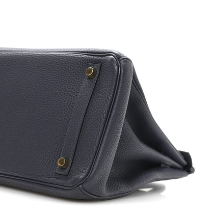 Hermes Togo Birkin 30 Bleu Nuit 10 of 10