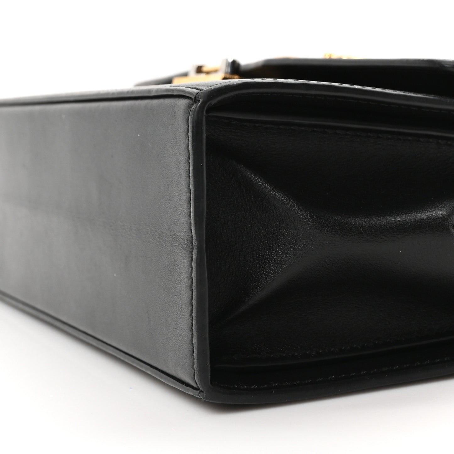 Smooth Calfskin Small Zumi Shoulder Bag Black