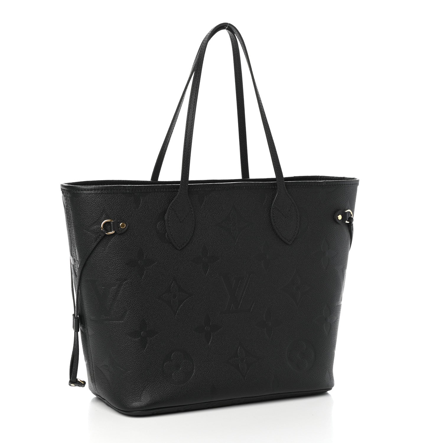Louis Vuitton Empreinte Monogram Giant Neverfull MM Black 3 of 9
